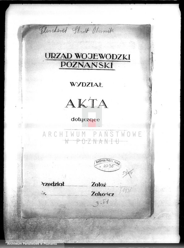 Obraz 4 z jednostki "Zatwierdzenie Rzeźni Miejskiej w Obornikach"