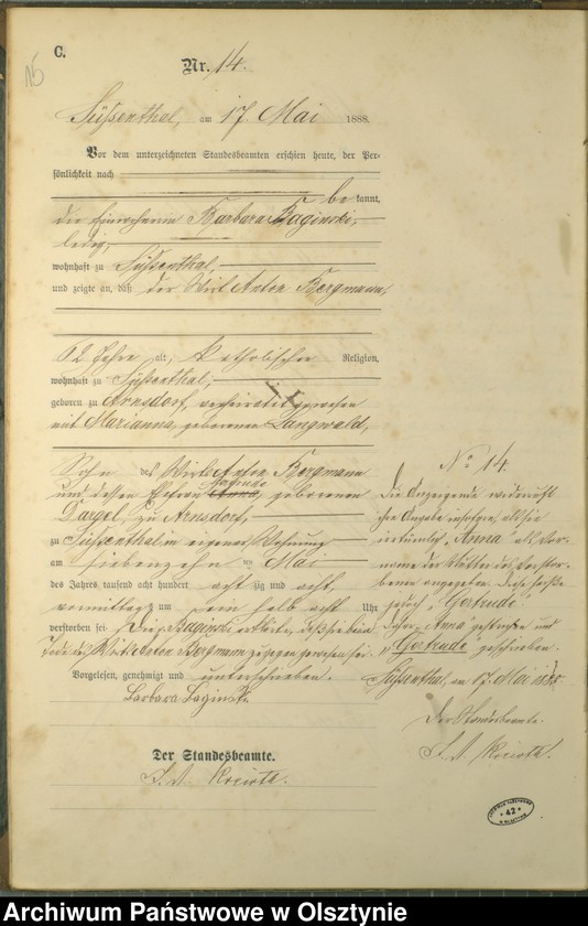 image.from.unit.number "Sterbe-Haupt-Register nr 1 - 52"