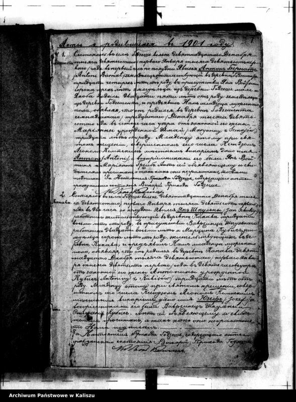 Obraz 7 z jednostki "Duplikat akt urodzeń, małżeństw, zgonów"