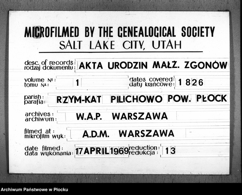 image.from.unit.number "Akta urodzeń, małżeństw i zgonów"