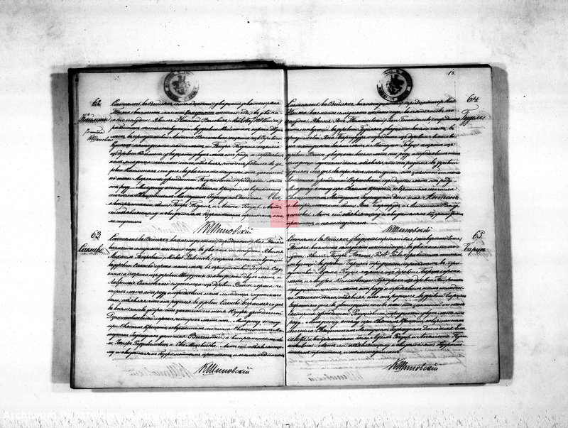 image.from.unit.number "Duplikat aktov rodivšichsja, umeršich i brakosočetavšichsja vejsejskogo rimsko-katoličeskogo prichoda na 1876 god"
