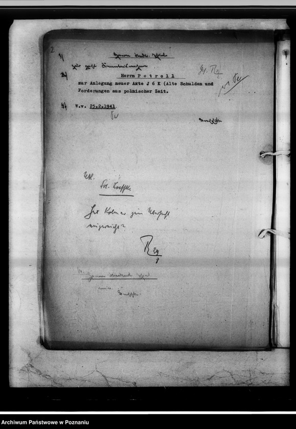 Obraz 6 z jednostki "Alte Schulden und Forderungen aus polnischer Zeit - Kolmar [fabryka porcelany]."