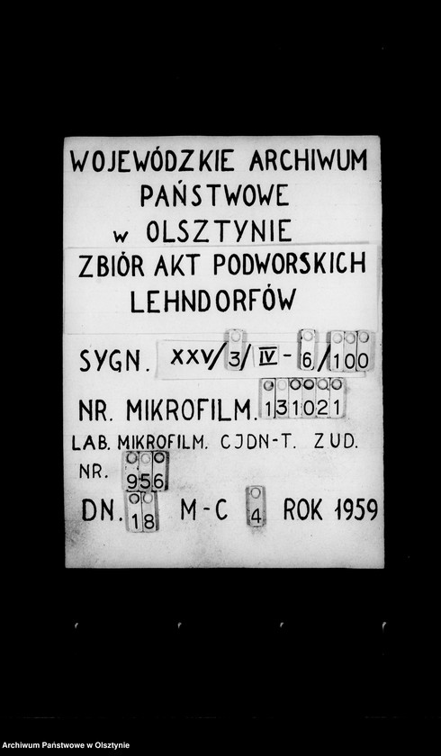 image.from.unit.number "Verzeichniss der Areal- extension der Henriette Schlippenbach- Sermageschen Güter "Heiligen- Kreutz" in Kroatien mit den jährlichen fixen Erträgen"