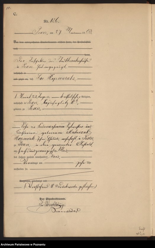 Obraz 13 z jednostki "Księga zgonów tom III"