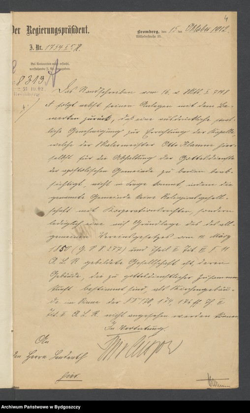 image.from.unit.number "Dom katolicki parkan - budowa; właś. Parafia św. Trójcy; ul. Grenzstr., Plauenerstr. [Wilczak] 2"