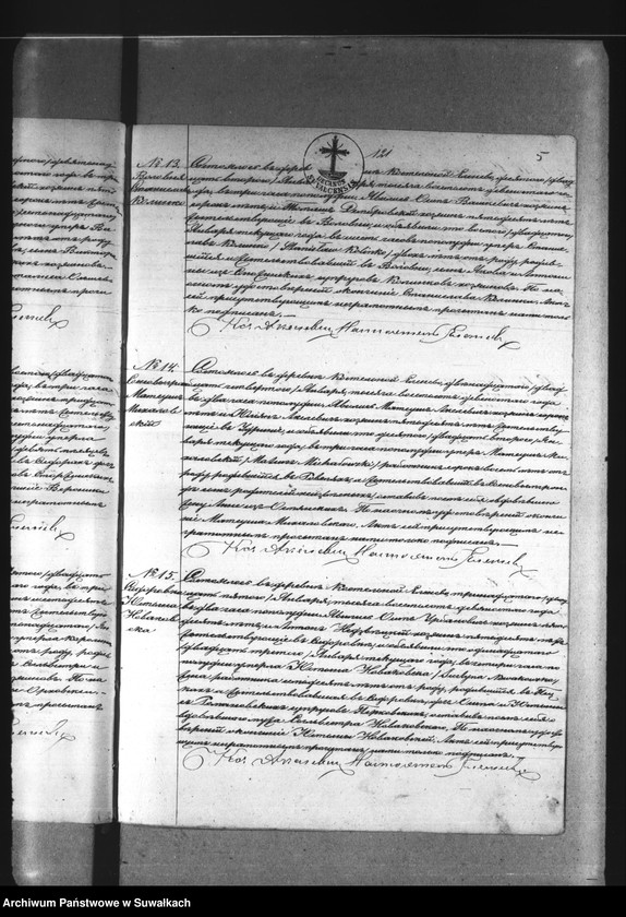 image.from.unit.number "Księga zgonów parafii rzymsko-katolickiej w Jeleniewie"