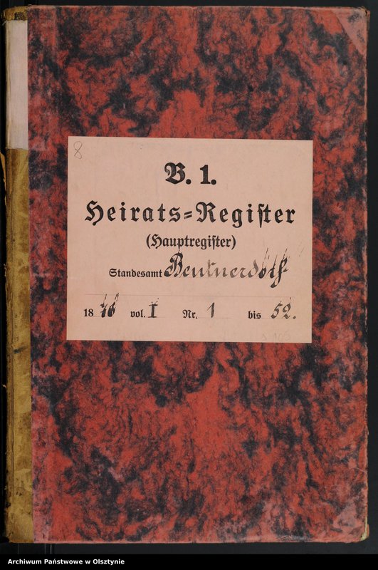 image.from.unit.number "Heiraths-Haupt-Register Nr 1 - 52"