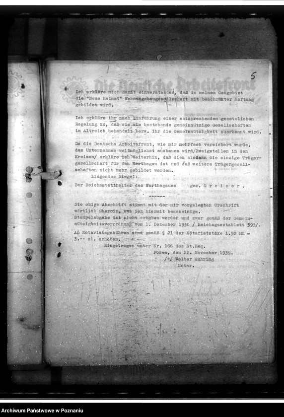 Obraz 9 z jednostki "Neue Heimat. Gemeinnützige Wohnungs- und Siedlungsgesellschaft der. D. A. F."