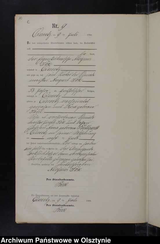 image.from.unit.number "Sterbe-Neben-Register Nr.1-21"