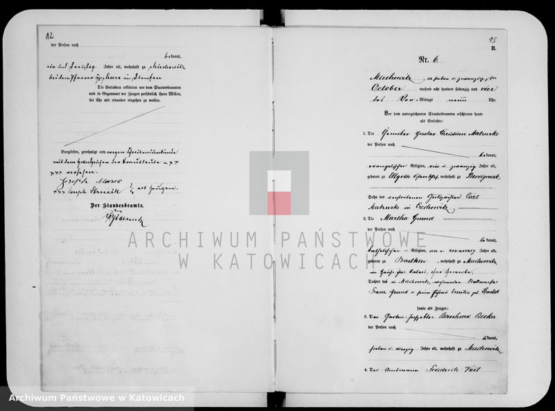 image.from.unit.number "Księga małżeństw za rok 1874 [nr 1 - 13]"