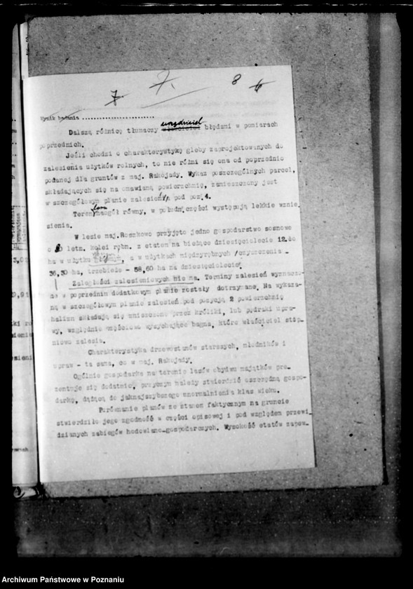 Obraz 12 z jednostki "Majętność leśna Rakojady powiat wągrowiecki"