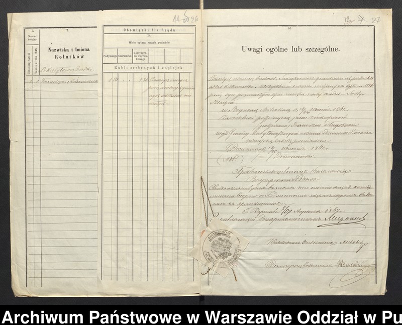 image.from.unit.number "O urządzaniu chłopów byłej rządowej wsi Kutyłowo-Bródki gm. Kamieńczyk Wielki, wchodzącej w skład prywatnej własności tejże nazwy podlegającej ziemianinowi Franciszkowi Długoborowskiemu"