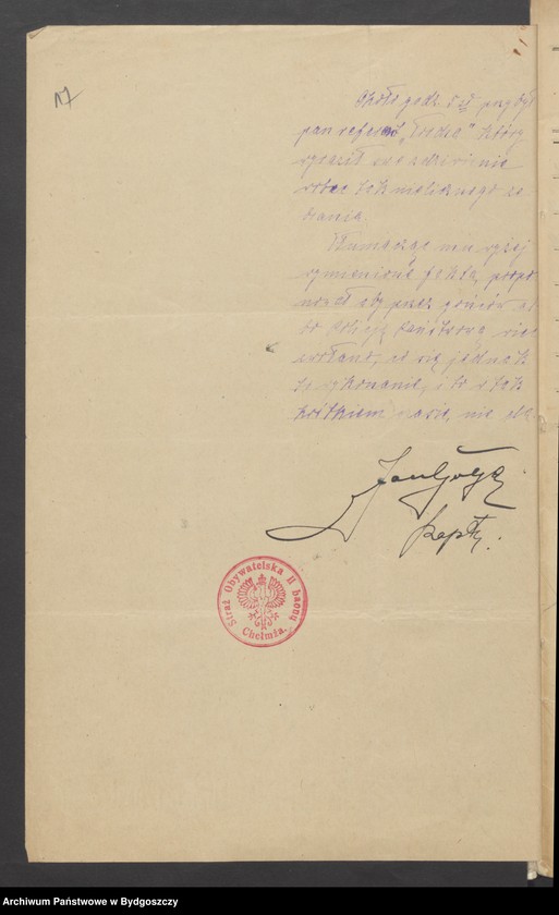 image.from.unit.number "[Raporty komendantów Zachodniej Straży Obywatelskiej do Komendy Powiatowej w Toruniu. Imienny spis członków Zachodniej Straży Obywatelskiej, baonu II w Chełmży]"