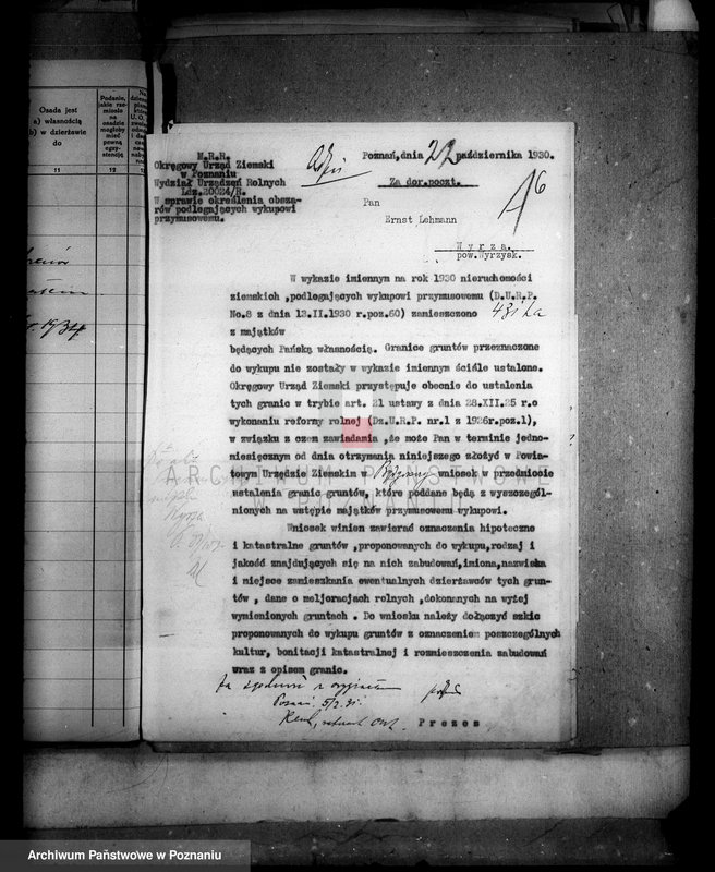 Obraz 10 z jednostki "Przymusowy wykup majątku Wyrza powiatu wyrzyskiego"