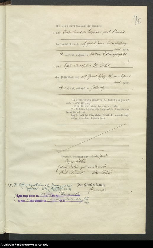 image.from.unit.number "Heirats-Haupt-Register Breslau IV 1908 Band 4"