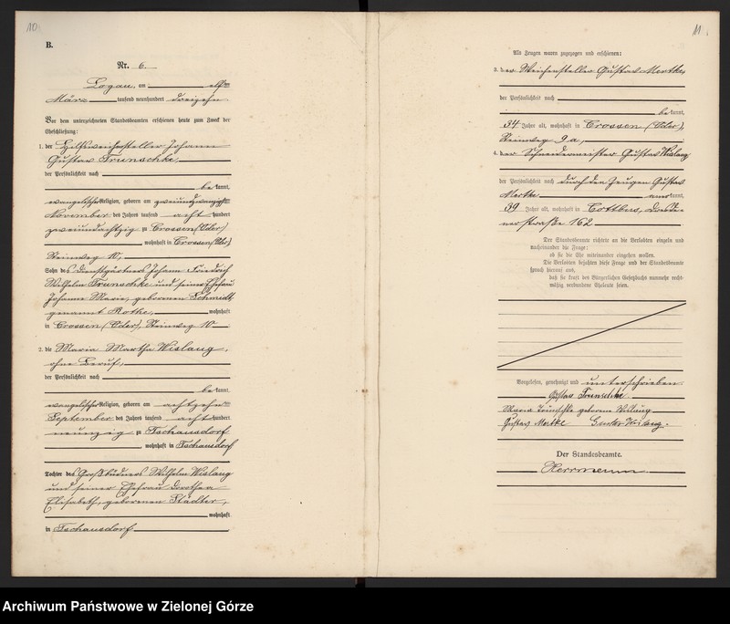 Obraz 8 z jednostki "[Księga małżeństw]"