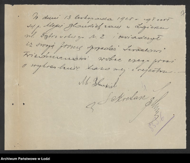 Obraz 9 z jednostki "Moszek Blankiet – sprzedaż kaszy – Zgierz"