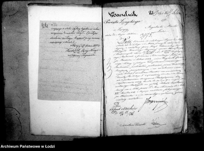 Obraz 20 z jednostki "Akta tyczące się zakładu po Wendischu"