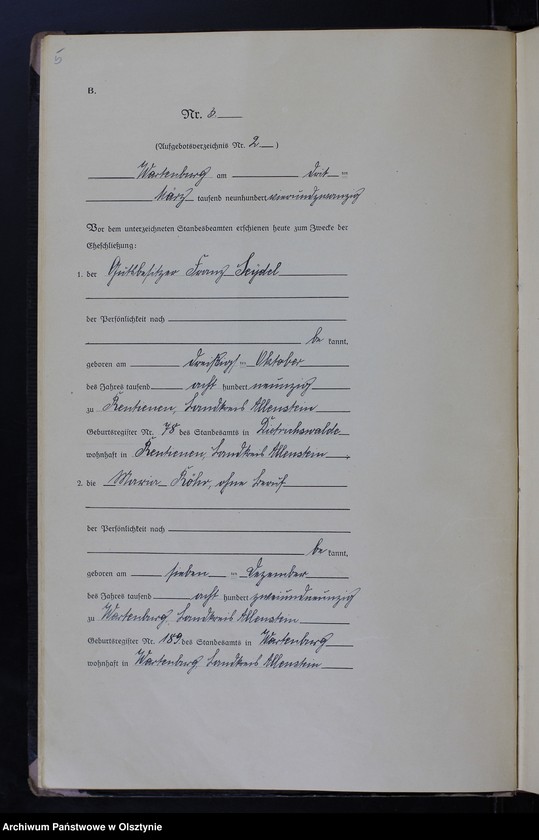 image.from.unit.number "Heirats-Haupt-Register Nr 1 - 22"