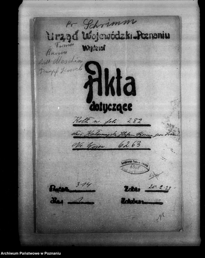 Obraz 4 z jednostki "Farbiarnia parowa St. Kałamajskiego nr woj. 6263"