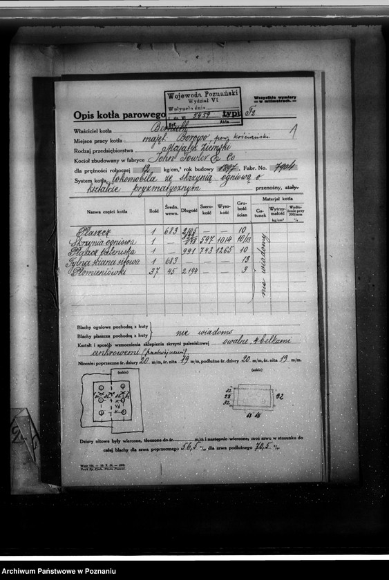 Obraz 5 z jednostki "Majątek Borowo pow. kościański, własność O. Bernuthe nr woj. kotła 5856"