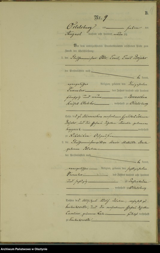 image.from.unit.number "Heiraths-Haupt-Register Nr 1 - 16"