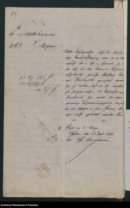 Obraz 20 z jednostki "A. betr. Kazimir von Kozłowski"