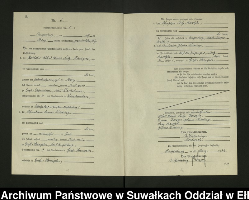 image.from.unit.number "[Heirats - Register (Neben - Register) Standesamt Angerburg einschl. der Bezirke, Gr. Strengeln, Prinowen und Kehlen Kreis Angerburg]"