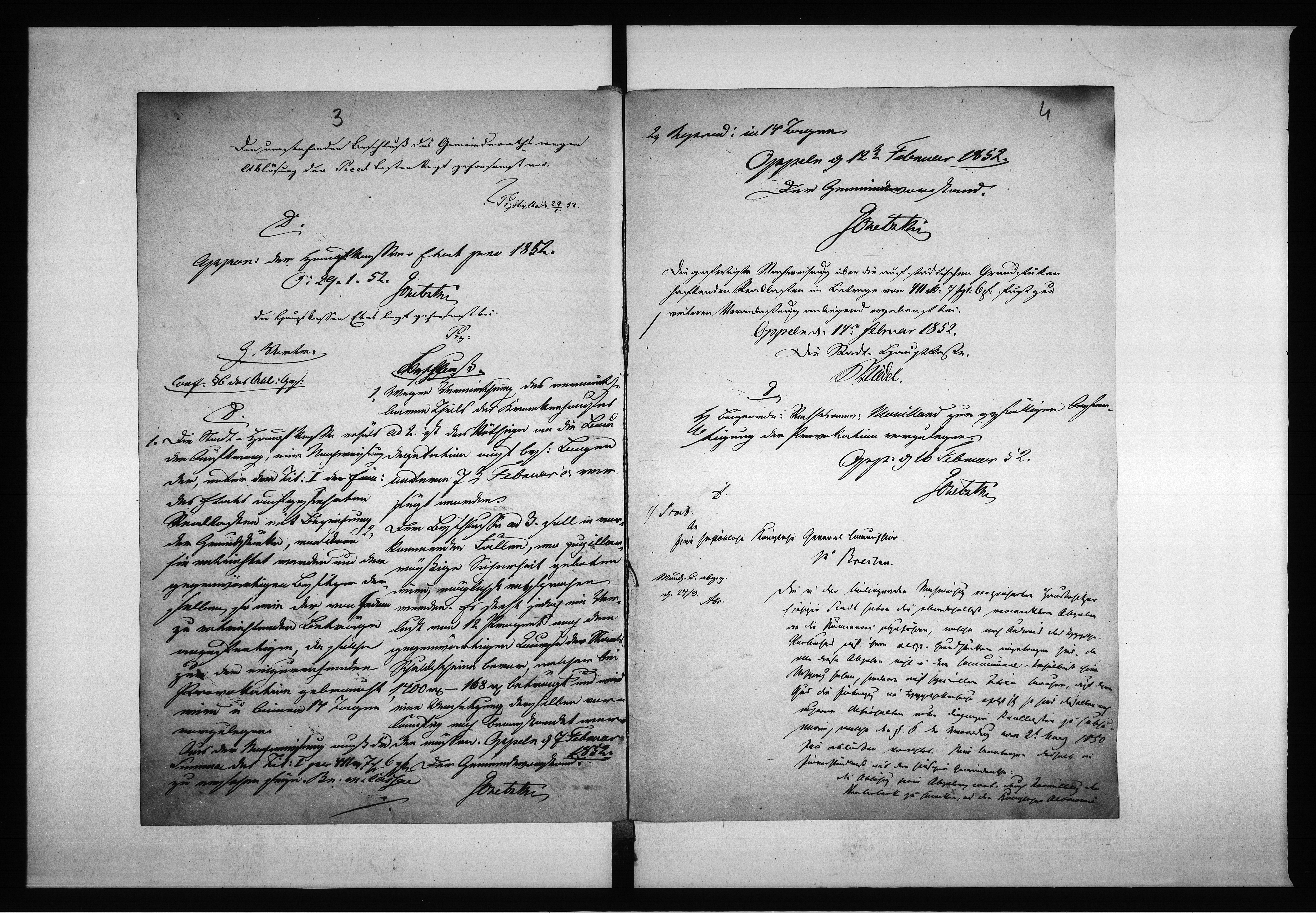Obraz 8 z jednostki "Acta des Gemeinde Vorstandes zu Oppeln, betreffend: die Ablösung der, auf den städtischen Häusern und Grundstücken haftenden beständigen Gefälle de Anno 1852"
