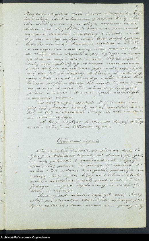 image.from.collection.number "Ochotnicza Straż Pożarna w Częstochowie - wybór dokumentów111"
