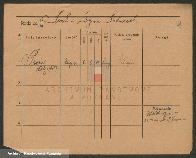 Obraz 6 z jednostki "Preidl (Prei..) - Prątkowski"