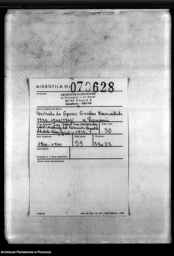 Obraz 2 z jednostki "Zur Fahrt im russische Gebiet- Materiały dotyczące Niemców - obywateli polskich, którzy zginęli w 1939 roku na ziemiach zajętych przez wojska radzieckie"