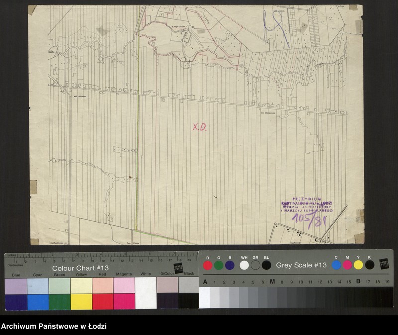 Obraz 1 z jednostki "Zmniejszenia fotograficzne planu miasta Łodzi i okolic 1:5000. Sekcja X D"