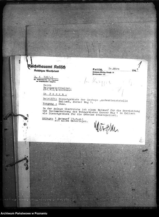 Obraz 5 z jednostki "Gestapo - Aussendienstelle Kalisch"