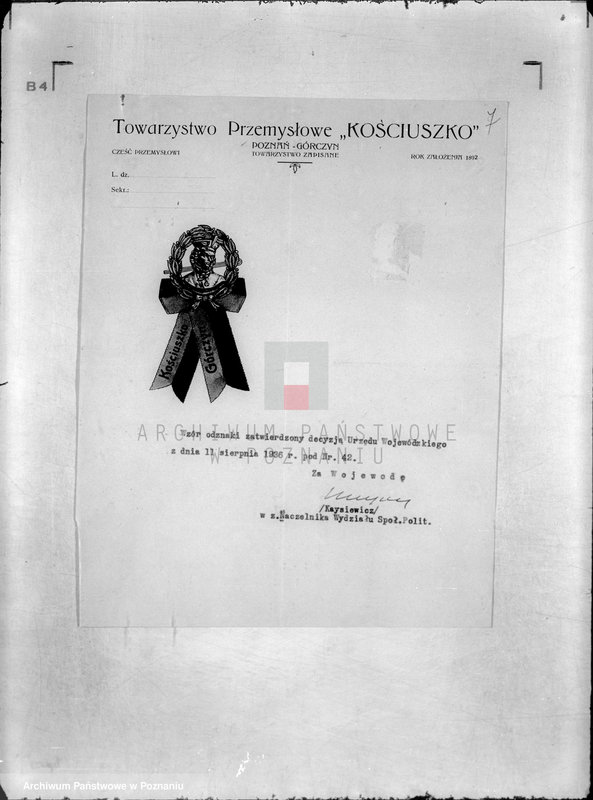 Obraz 11 z jednostki "/Towarzystwo Przemysłowe,,Kościuszko"/ w Poznaniu"