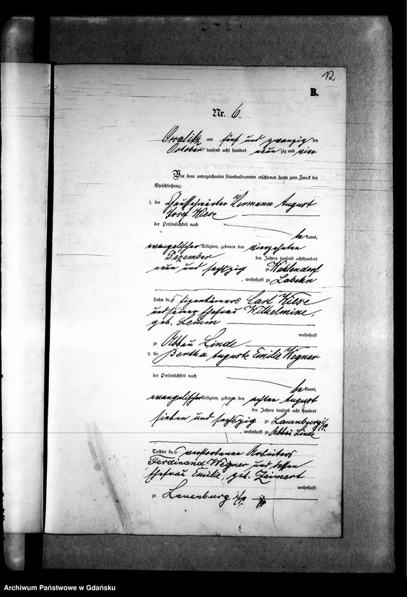 image.from.unit.number "Księga małżeństw"