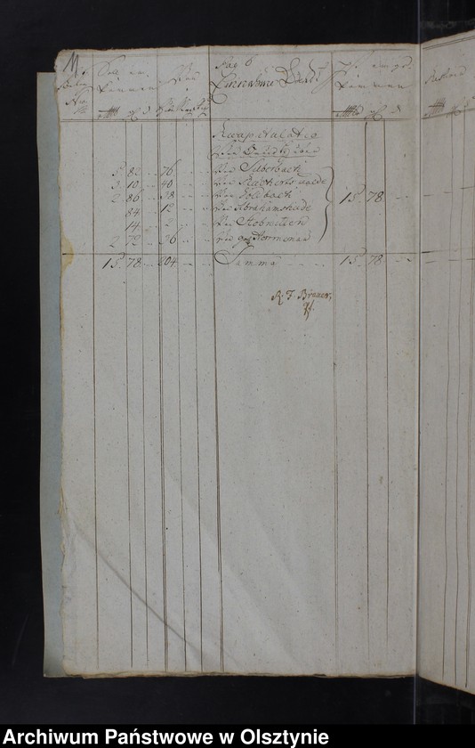 image.from.unit.number "Jahr Kirchen Rechnung der Silberbachschen Kirche aller Einnahme und Ausgabe wie auch Bau-Rechnung"
