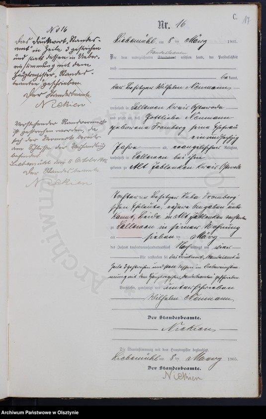 image.from.unit.number "Sterbe-Neben-Register Nr 1 - 87"