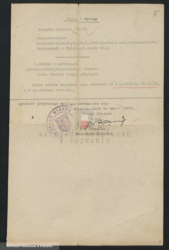 Obraz 20 z jednostki "Życiorysy powstańców wielkopolskich: G - tom l /Gabiś Wojciech - Gąszczak Jan/."