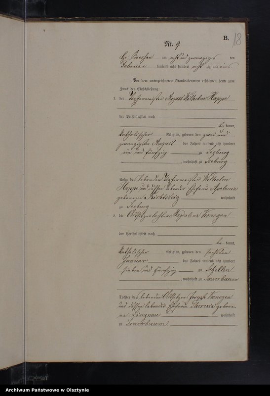 image.from.unit.number "Heiraths-Haupt-Register Nr 1 - 20"