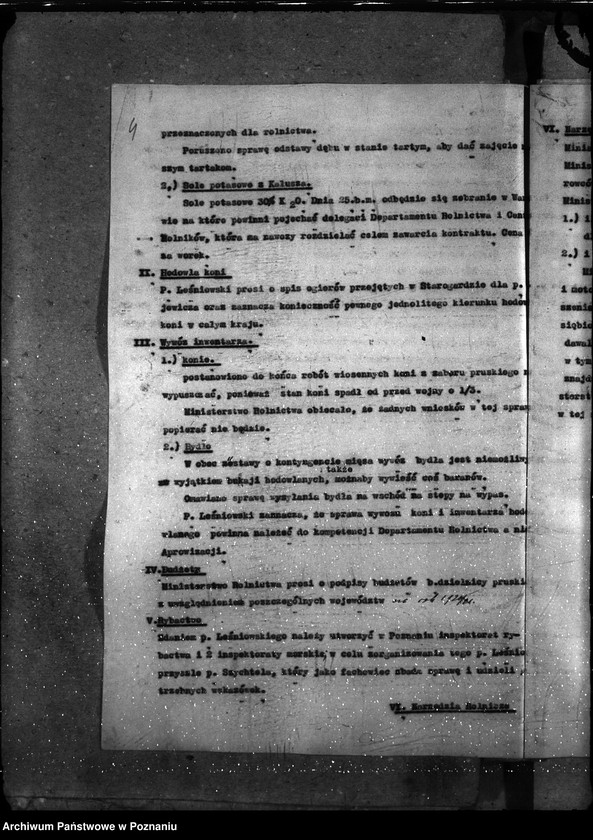 Obraz 8 z jednostki "Sprawy gospodarcze-ogólne protokoły Konferencji Departamentu"