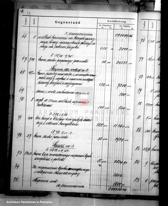 Obraz 15 z jednostki "Sprawy budowlane majątku Kunowo powiat inowrocławski"