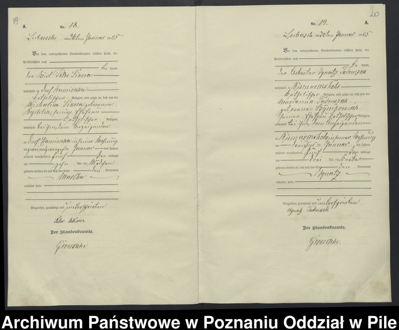Obraz 13 z jednostki "Księga urodzeń"