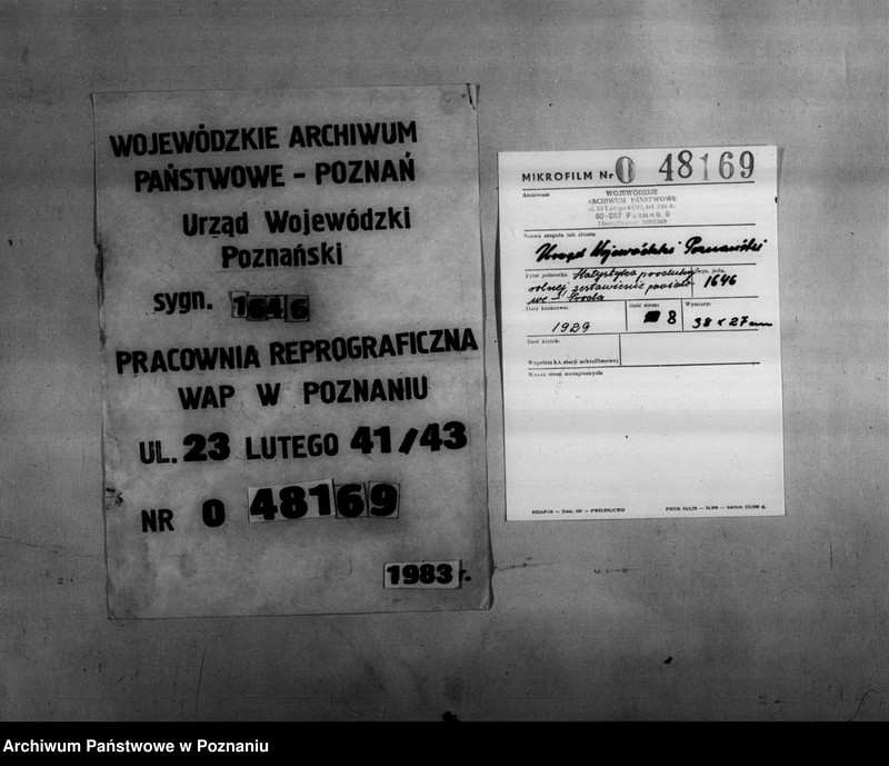 Obraz 1 z jednostki "Statystyka produkcji rolnej - zestawienie powiatowe - Środa"