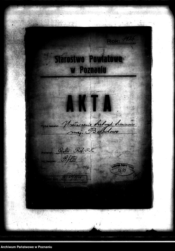 Obraz 4 z jednostki "Uwłaszczenie drobnych dzierżawców majątku Bolechowo powiatu poznańskiego"