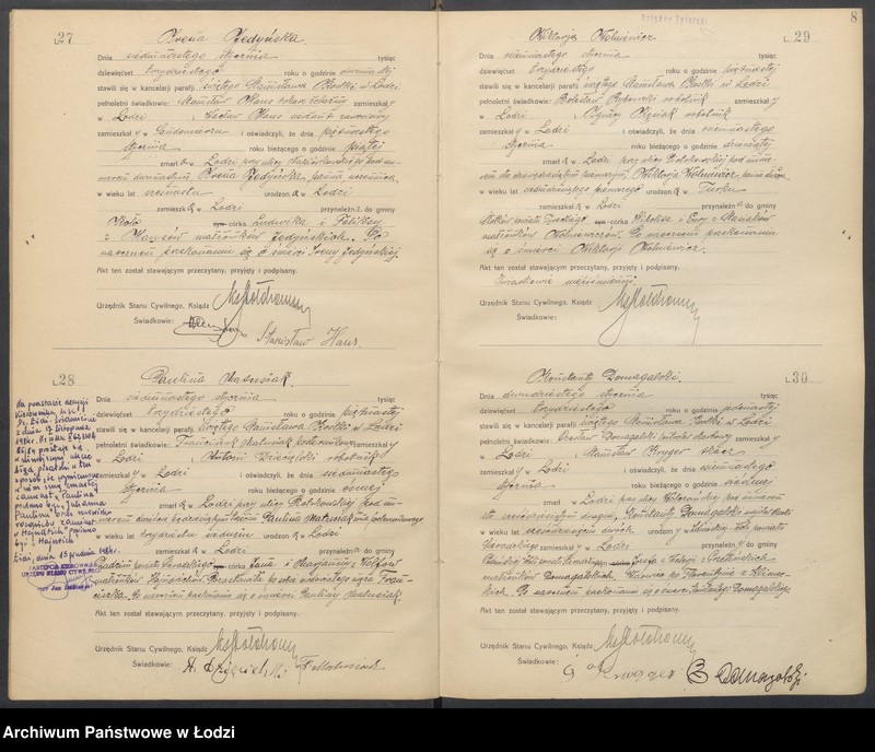 Obraz 10 z jednostki "Akta zgonów"