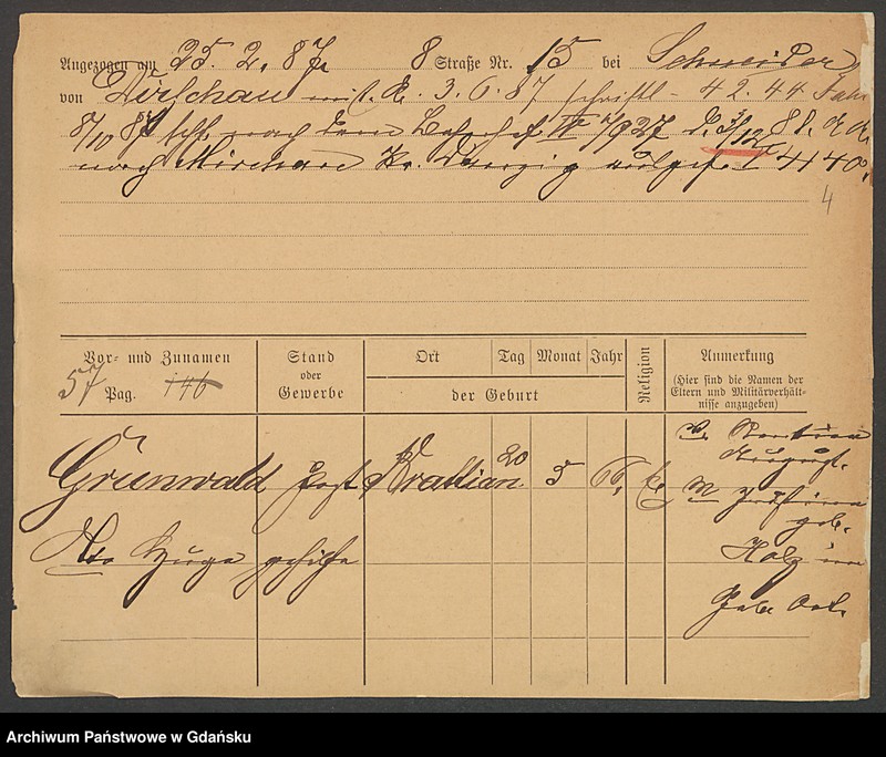 image.from.unit.number "Karty meldunkowe: Grunwald O. - Günther C."