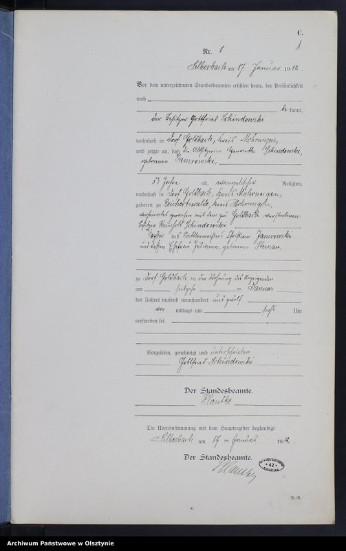 image.from.unit.number "Sterbe-Neben-Register Nr 1 - 39"