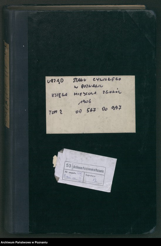 Obraz 2 z jednostki "Księga miejscowa zgonów"