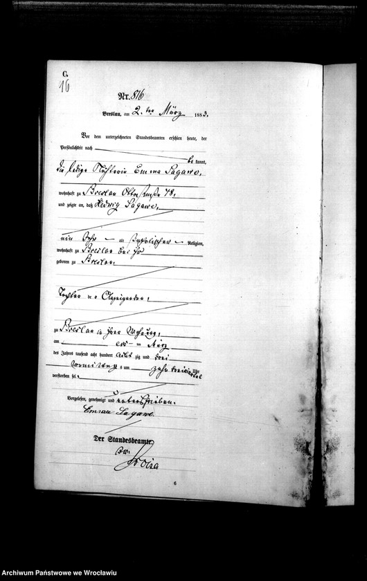 image.from.unit.number "Sterbe-Haupt-Register Breslau I 1883 Band 3"